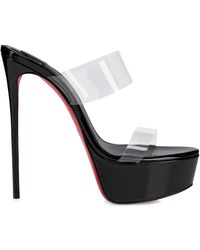 Christian Louboutin - Just Nothing Alta Heeled Mules 150 - Lyst