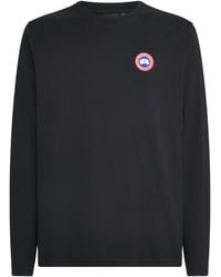 Canada Goose - Organic Cotton Vantage Long-Sleeve T-Shirt - Lyst