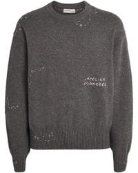 DOMREBEL - Wool-Blend Embroidered Wiser Sweater - Lyst