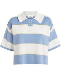 Claudie Pierlot - Stripe Polo Sweater - Lyst
