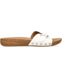 Fitflop - Leather Buckle Slides 30 - Lyst