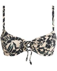 Ulla Johnson - Printed Noa Bikini Top - Lyst