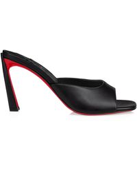 Christian Louboutin - Condora Leather Mules 85 - Lyst