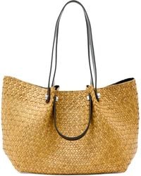 AllSaints - Paper Straw Allington Tote Bag - Lyst