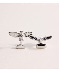 Tateossian - Thompson Palladium-Plated Eagle Cufflinks - Lyst