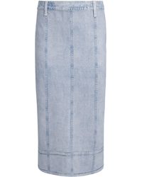 Rag & Bone - Miramar Midi Pencil Skirt - Lyst