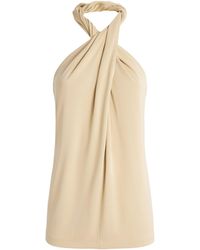 TOTEME - Jersey Halterneck Top - Lyst