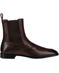 Christian Louboutin - Serchelsea Leather Ankle Boots - Lyst