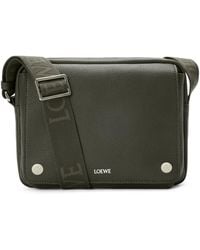 Loewe - Medium Leather Pebble Messenger Bag - Lyst
