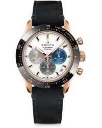 Zenith - Rose Gold And Ceramic Chronomaster Sport Watch 41mm - Lyst