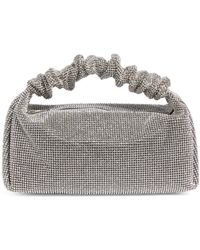alexander wang scrunchie bag crystal