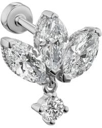 Maria Tash - Diamond Lotus Single Stud Earring - Lyst
