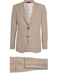 Giorgio Armani - Linen-blend Single-breasted Two-piece Suit - Lyst