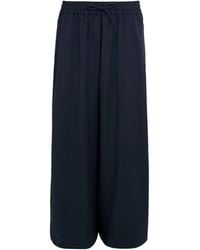 Weekend by Maxmara - Virgin Wool Wide-Leg Trousers - Lyst