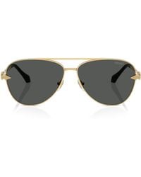 Versace - Metal Ve2283 Aviator Sunglasses - Lyst