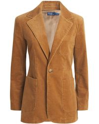 Polo Ralph Lauren - Corduroy Single-Breasted Blazer - Lyst