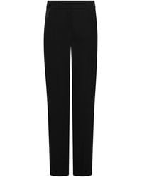 Marella - Envers Satin Straight Trousers - Lyst