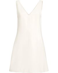 Brunello Cucinelli - Twill Mini Dress - Lyst