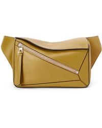 Loewe - Small Leather Puzzle Belt Bag - Lyst