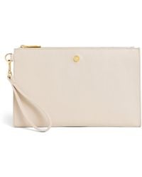 Harrods - Medium Pebbled Leather Pouch - Lyst