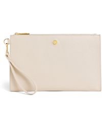 Harrods - Medium Pebbled Leather Pouch - Lyst
