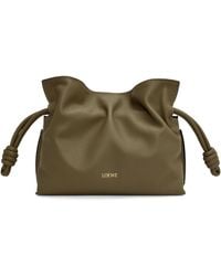 Loewe - Flamenco Mini Leather Clutch Bag - Lyst