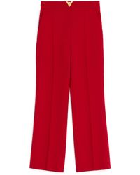 Valentino - Virgin Wool Vlogo Trousers - Lyst