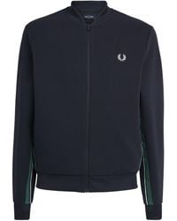 Fred Perry - Stripe Tape Track Jacket - Lyst