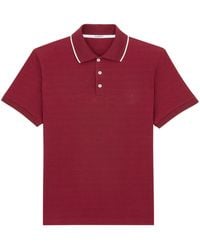 Saint Laurent - Cotton Cassandre Polo Shirt - Lyst