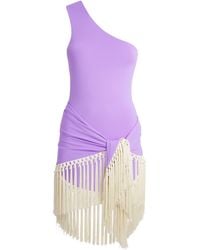 ‎Taller Marmo - Pareo-Detail Yacare Swimsuit - Lyst
