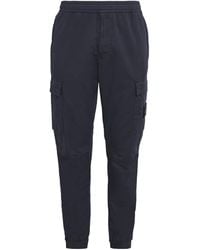 Stone Island - Cotton-Blend Cargo Trousers - Lyst