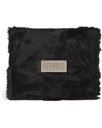 MM6 by Maison Martin Margiela - Faux Fur Numeric Bifold Wallet - Lyst