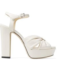 Jimmy Choo - Heloise 120 Leather Sandals - Lyst