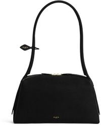 Alaïa - Nubuck Leather Le Bouledogue Shoulder Bag - Lyst