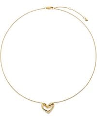 Monica Vinader - Vermeil Infinity Heart Necklace - Lyst
