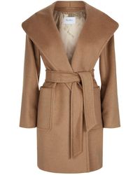Max Mara Rialto Camel Hair Coat - Multicolour