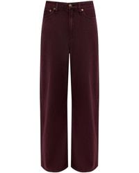 Rag & Bone - Logan Mid-Rise Wide Jeans - Lyst