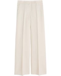Max Mara - Linen Wide-Leg Trousers - Lyst
