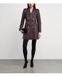 L'Agence Kazuko Vegan Leather Dress in White | Lyst
