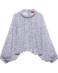 MAX&Co. - Crepe Printed Blouse - Lyst