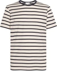 Sunspel - Supima Cotton Stripe Classic T-Shirt - Lyst