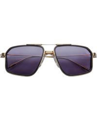 Jacques Marie Mage - Titanium Jagger Aviator Sunglasses - Lyst