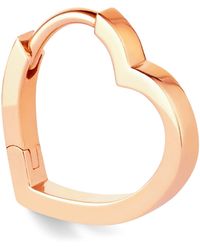 Repossi - Small Heart Antifer Hoop Earrings - Lyst