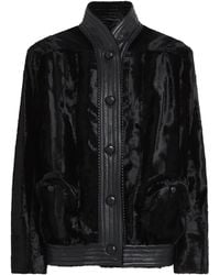 Blazé Milano - Faux Fur Coiba Bomber Jacket - Lyst