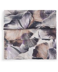 Agnona - Silk Floral Scarf - Lyst