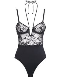 Wolford - Lace Shaping Bustier Bodysuit - Lyst
