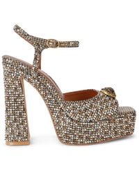 Kurt Geiger - Embellished Chelsea Platform Heels 130 - Lyst