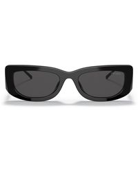 Prada - Acetate Rectangle Pr14Ys Sunglasses - Lyst