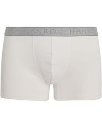 Hanro - Cotton-Blend Essential Trunks - Lyst