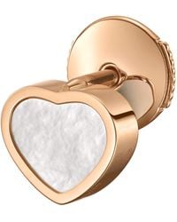 Chopard - And Mother-Of-Pearl My Happy Hearts Single Earring - Lyst
